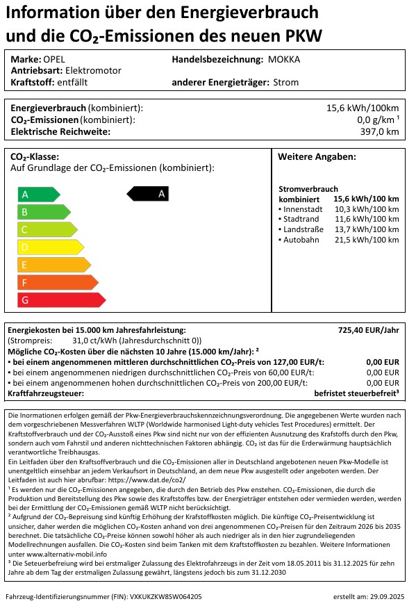 Foto 1 - Mokka-E GS, Arktis Weiß