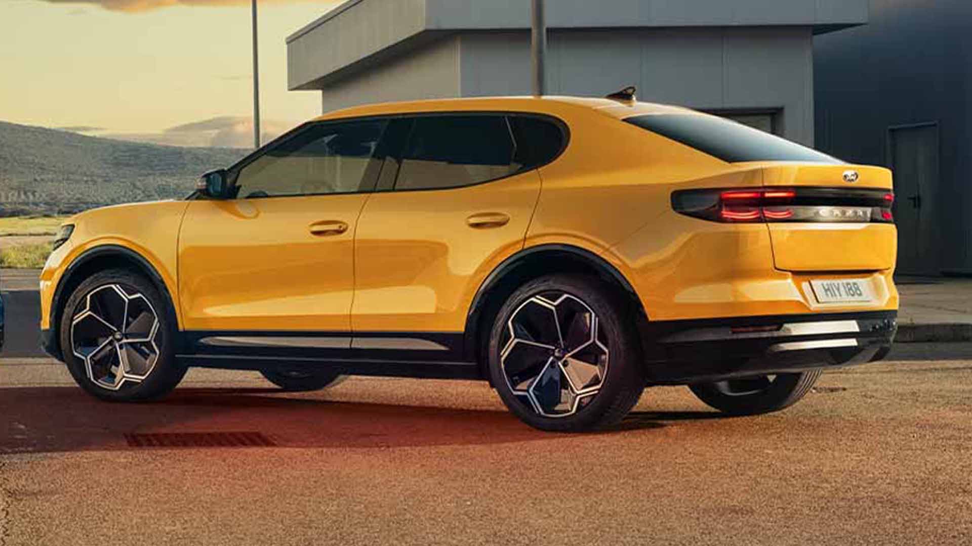 Heckansicht des Ford Capri