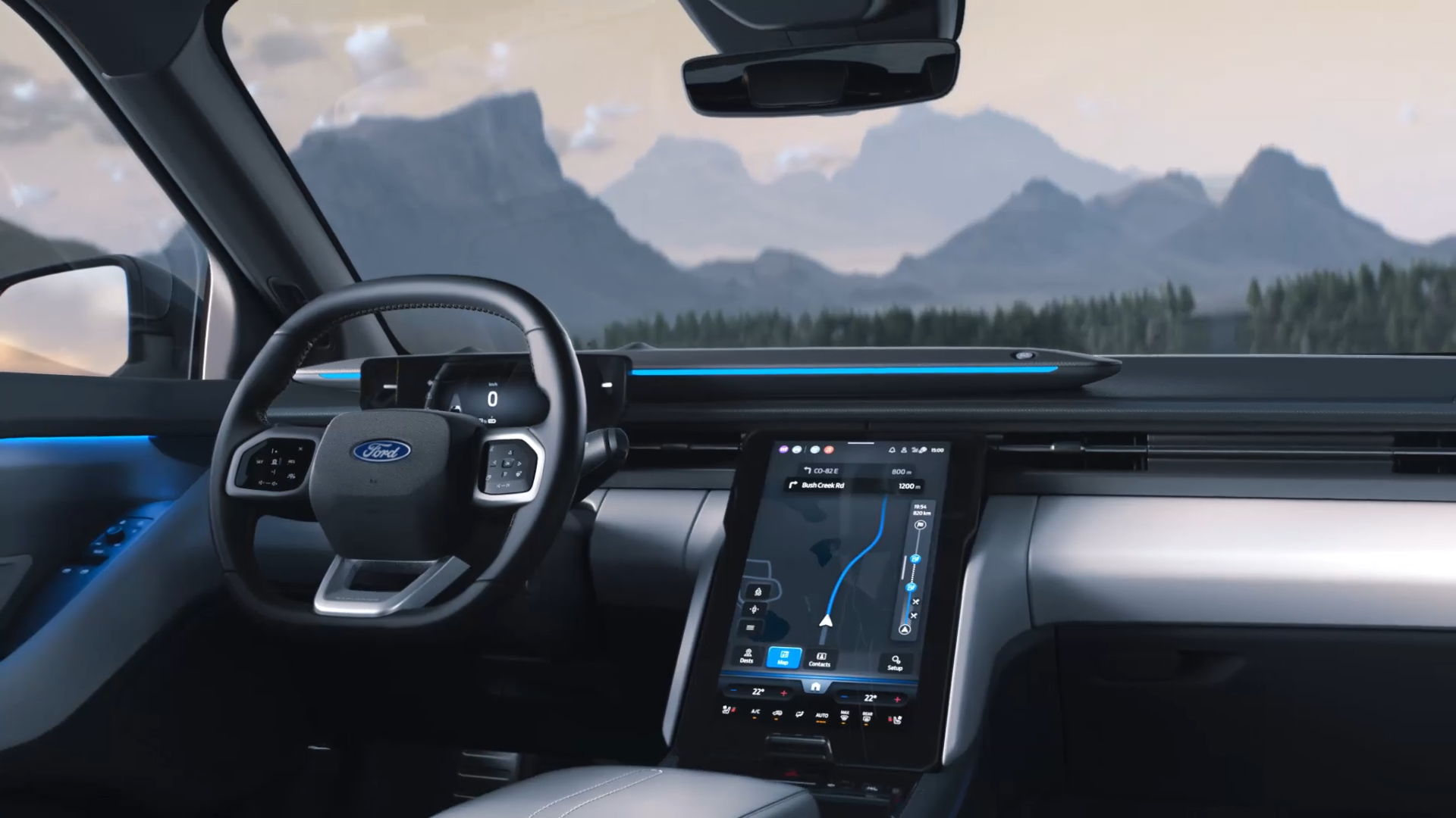 Das Cockpit des Ford Explorer im Detail