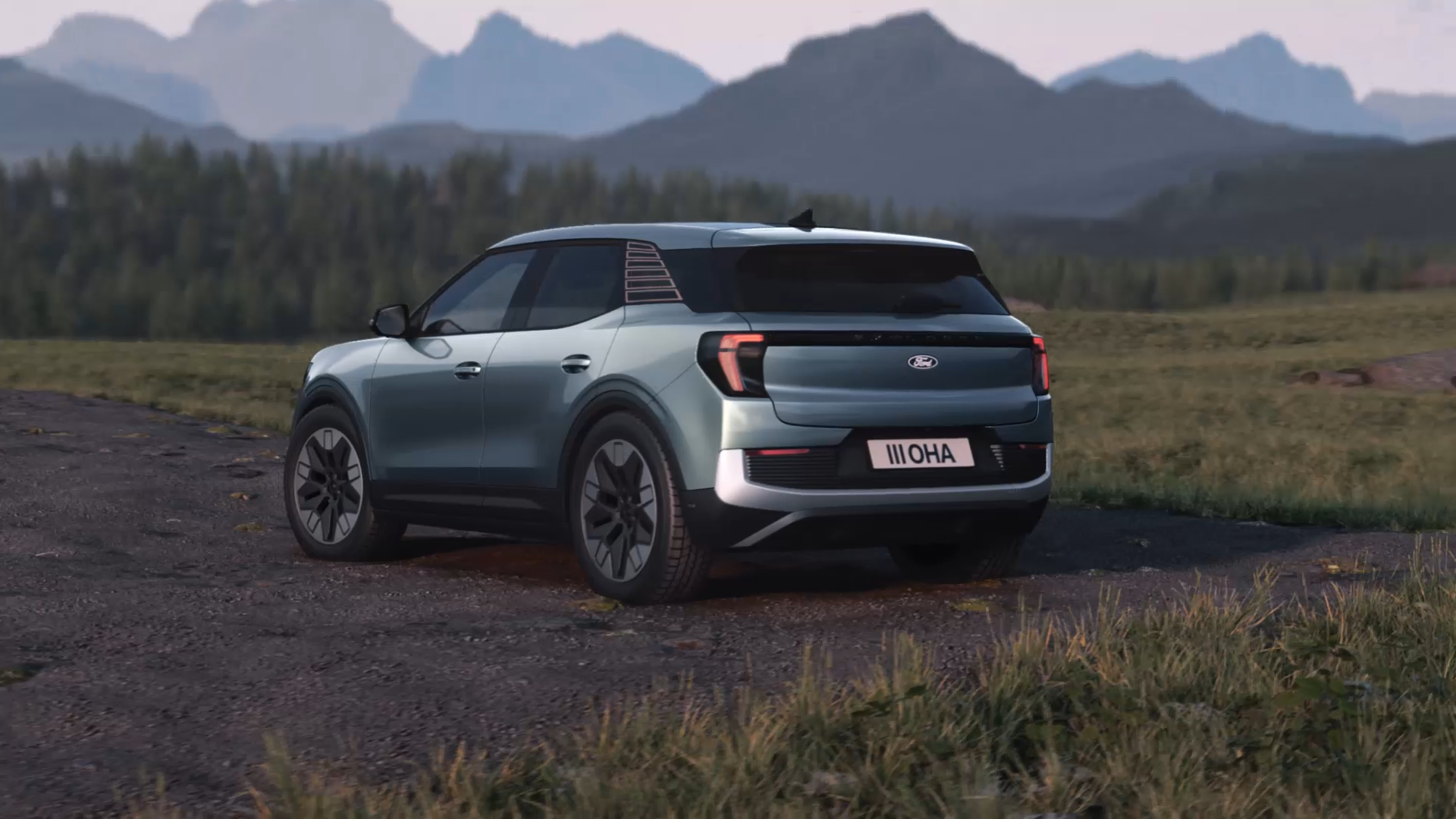 Heckansicht des Ford Explorer