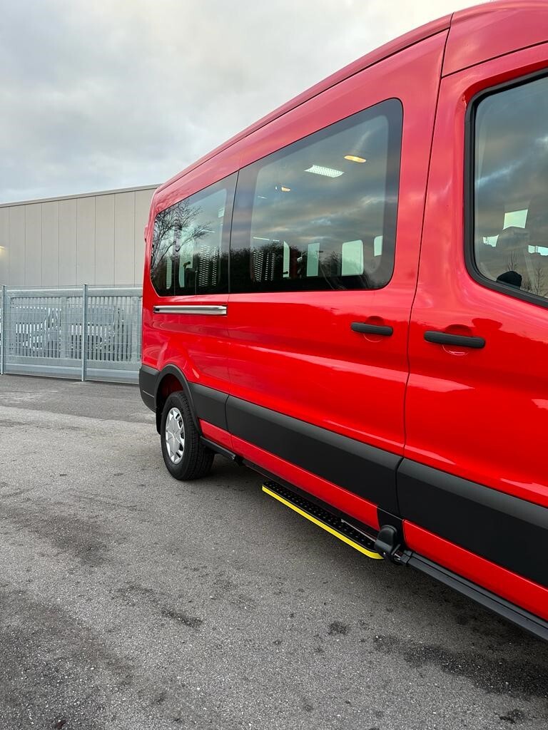 Eingeklappte Trittstufe im Schwellerbereich