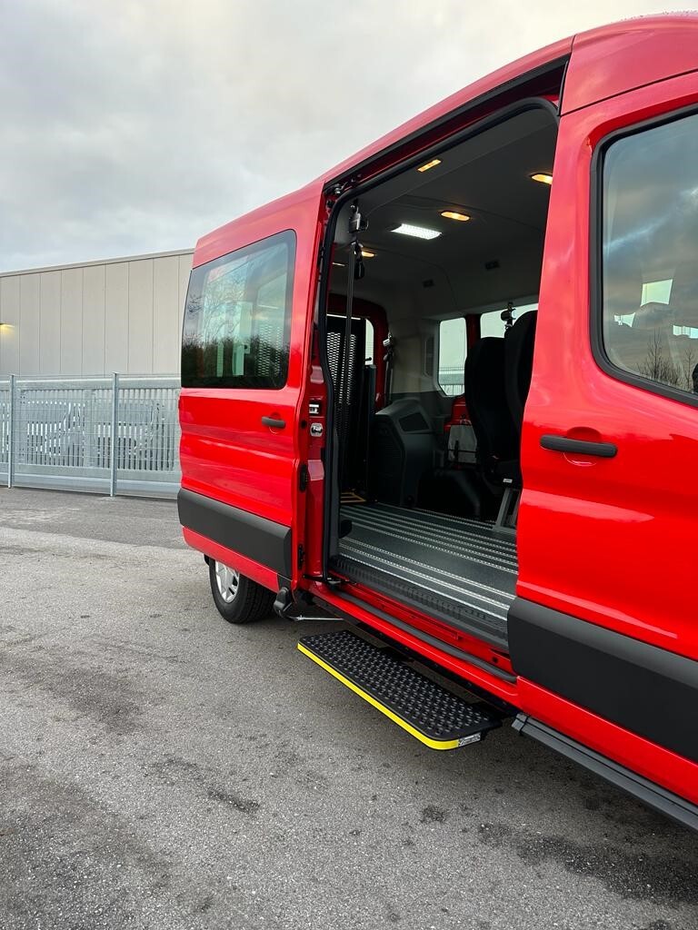 Ausgeklappte Trittstufe