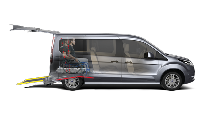 Ford Transit Heckausschnitt