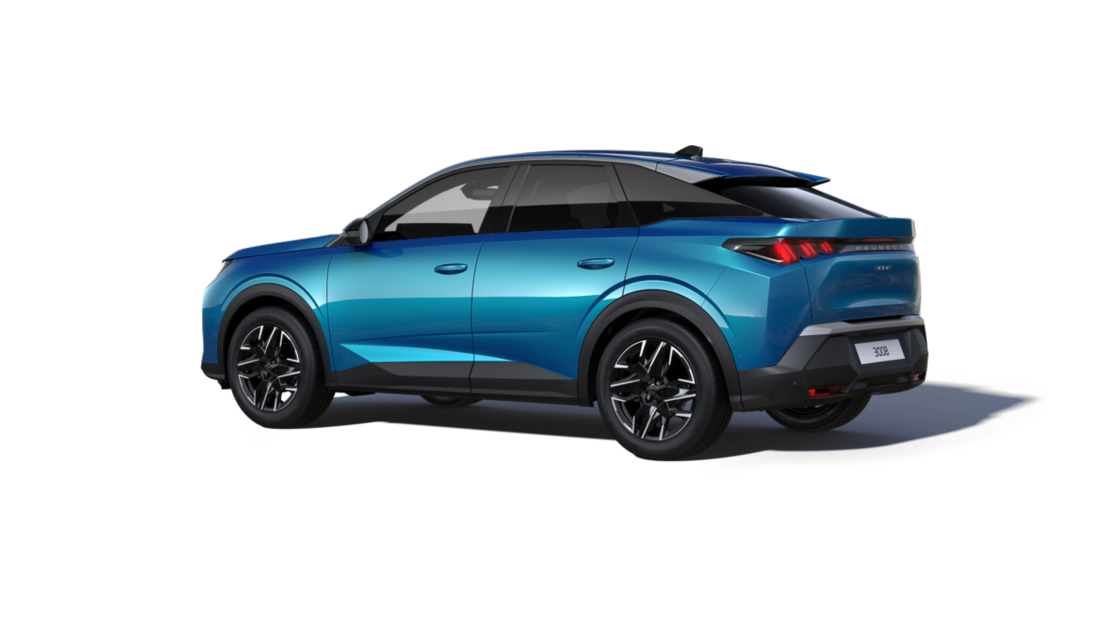 Heckansicht des Peugeot 3008