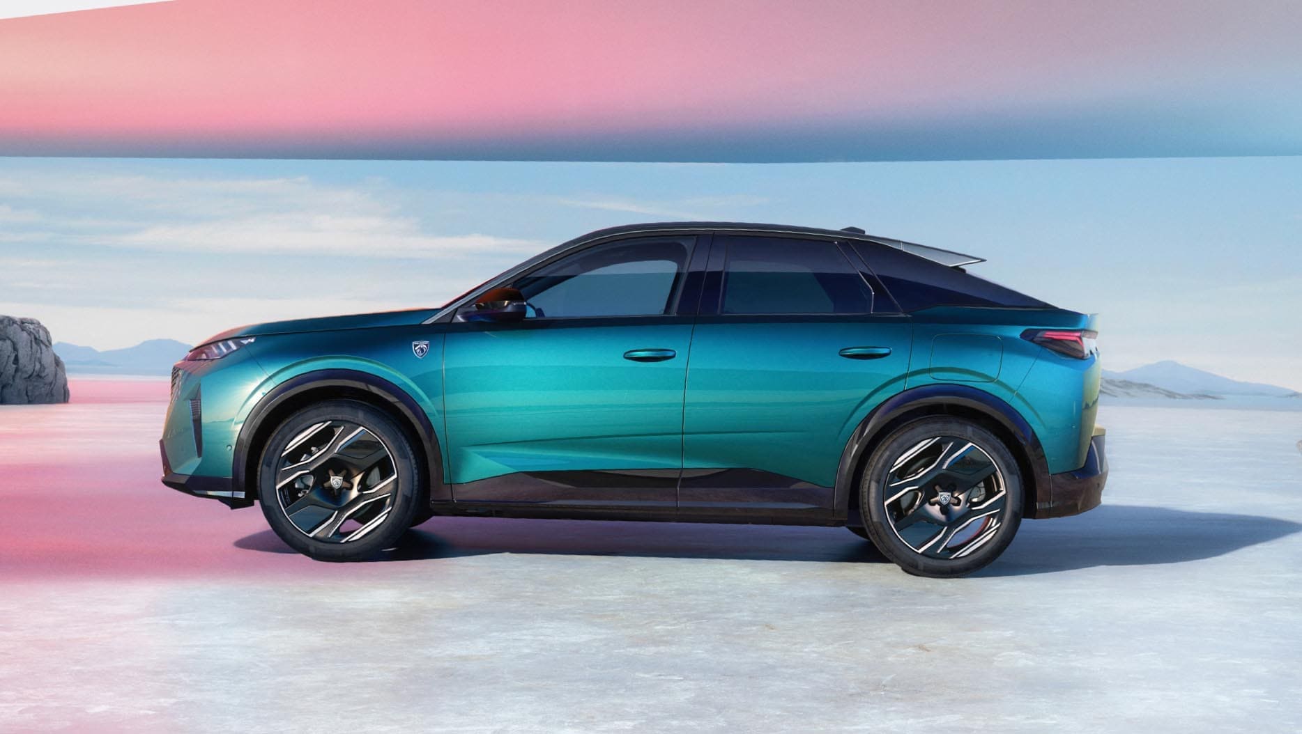 Seitenansicht des Peugeot 3008